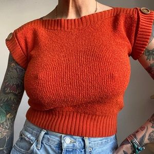 VINTAGE TERRY CLOTH BLOUSE